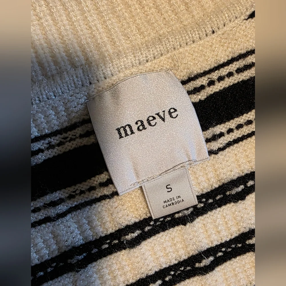 Anthropologie The Kinsley Collered Crop Cardigan Sweater By Maeve - Picture 6 of 8